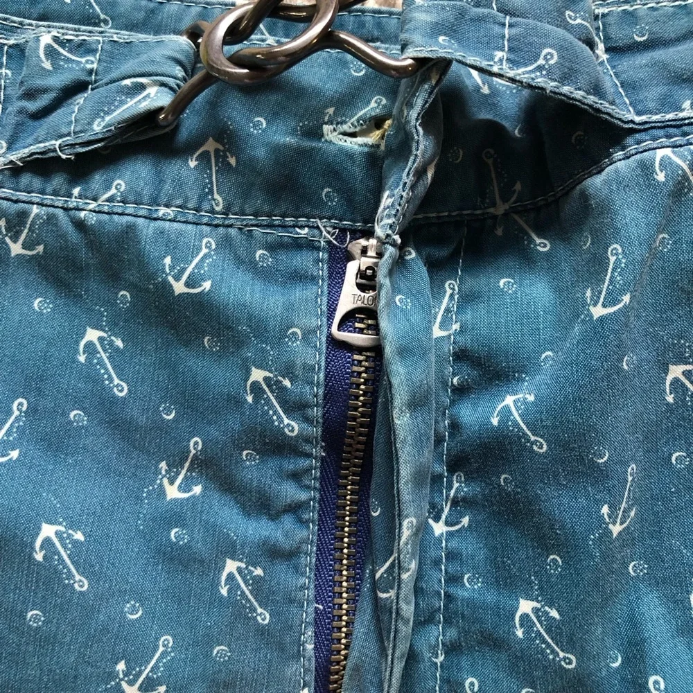 Vintage Polo Ralph Lauren Men’s Riviera Nautical Anchor Swim Trunks Late90s/Y2K